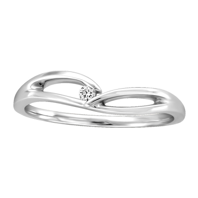 Bague or blanc 2 pts dia tot Bague or blanc 2 pts dia tot