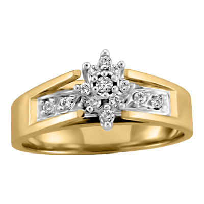 Bague or 2 tons 16 pts dia tot Bague or 2 tons 16 pts dia tot