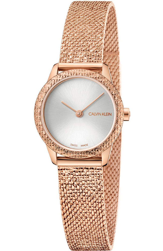 Calvin Klein Montre Femme Acier Doré Rose 25200183