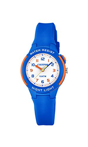 Montre silicone bleu et orange - K6069-3 - Calypso Watches