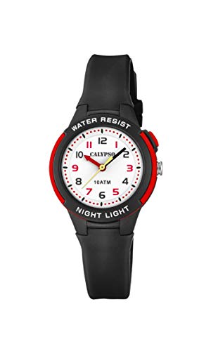 Montre silicone noir et rouge - K6069-6 - Calypso Watches