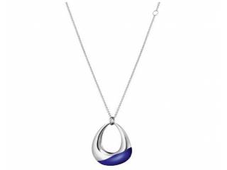 Collier 30 po en acier et couleur bleu - KJ3QLP020100 - Calvin Klein