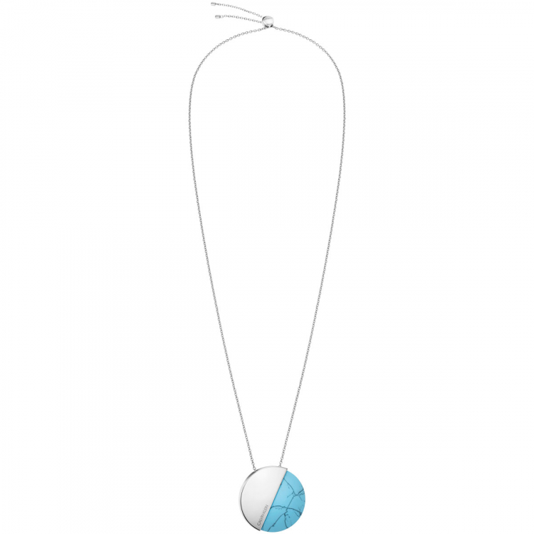 Pendentif acier, turquoise synthétique - KJ8RLN040100 - Calvin Klein