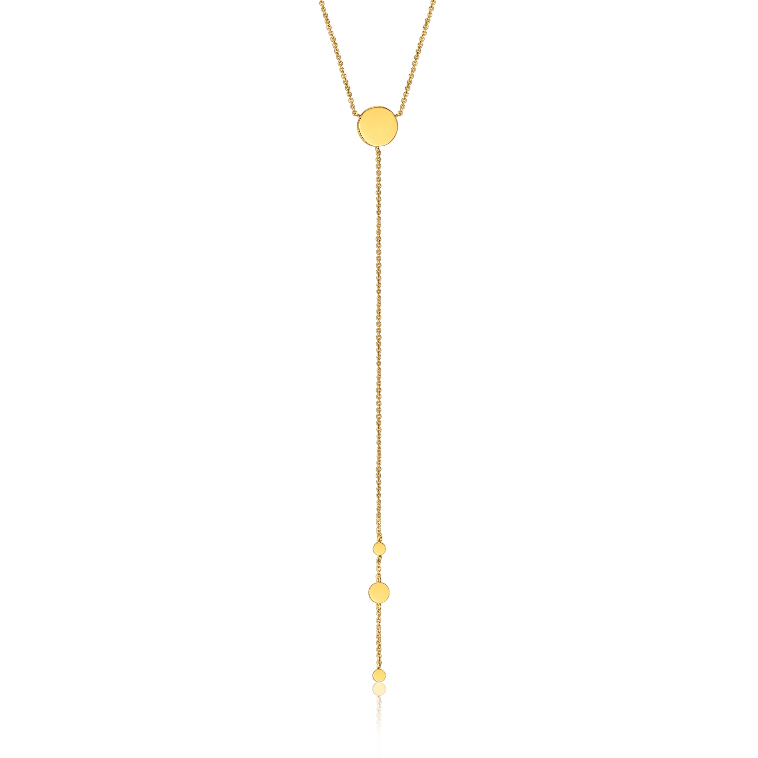 Collier argent doré - N005-02G - Ania Haie