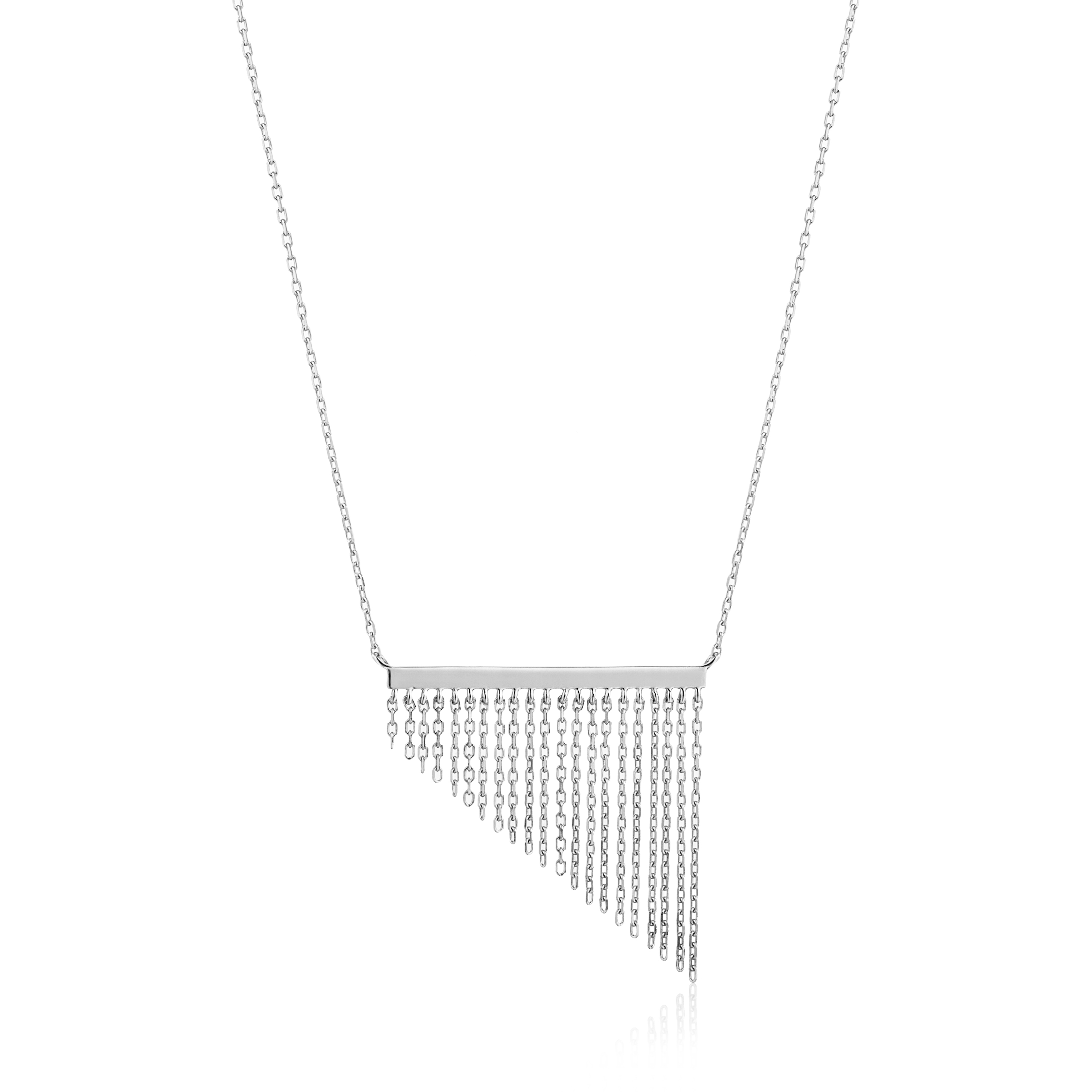 Collier argent rhodié - N013-02H - Ania Haie