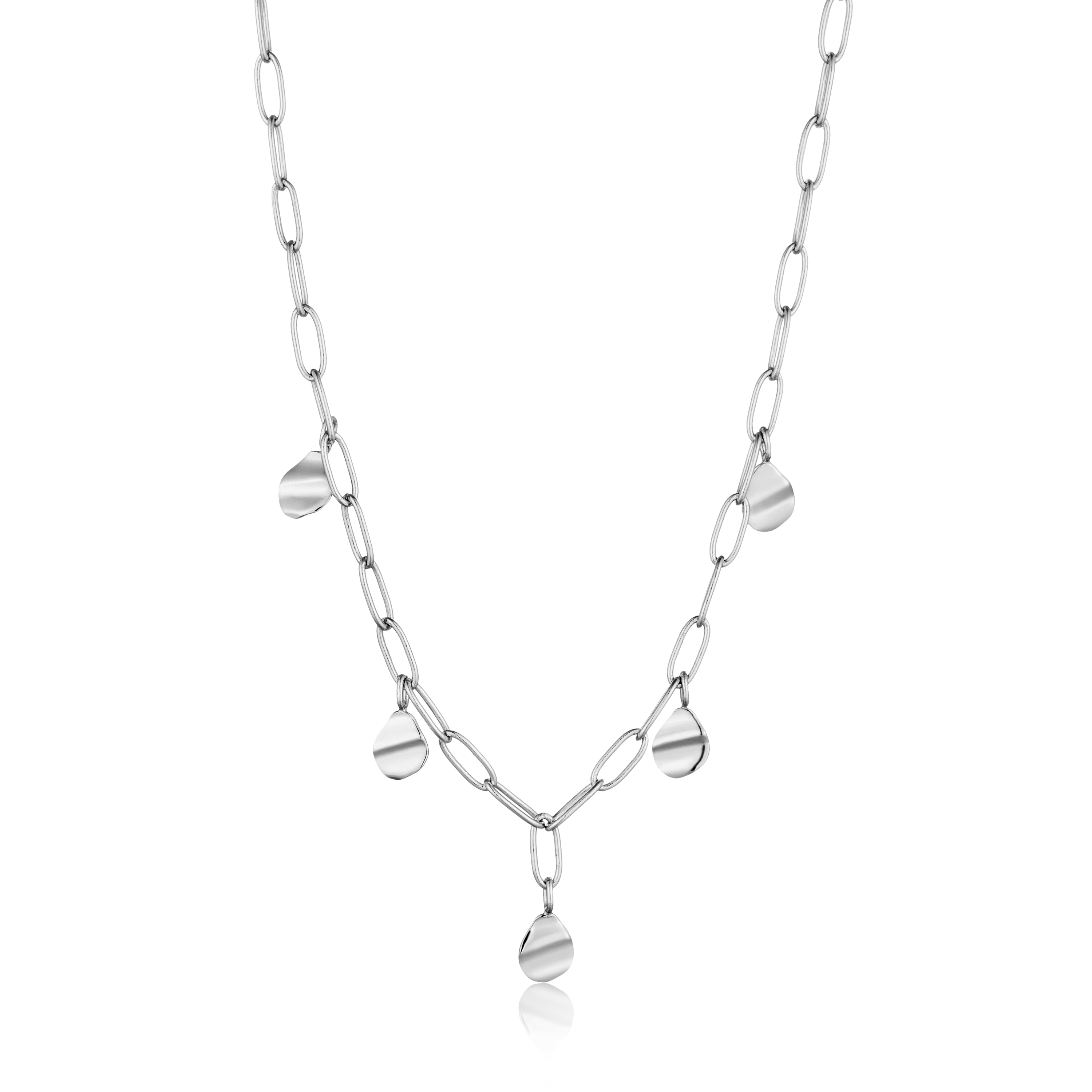 Collier argent rhodié - N017-02H - Ania Haie