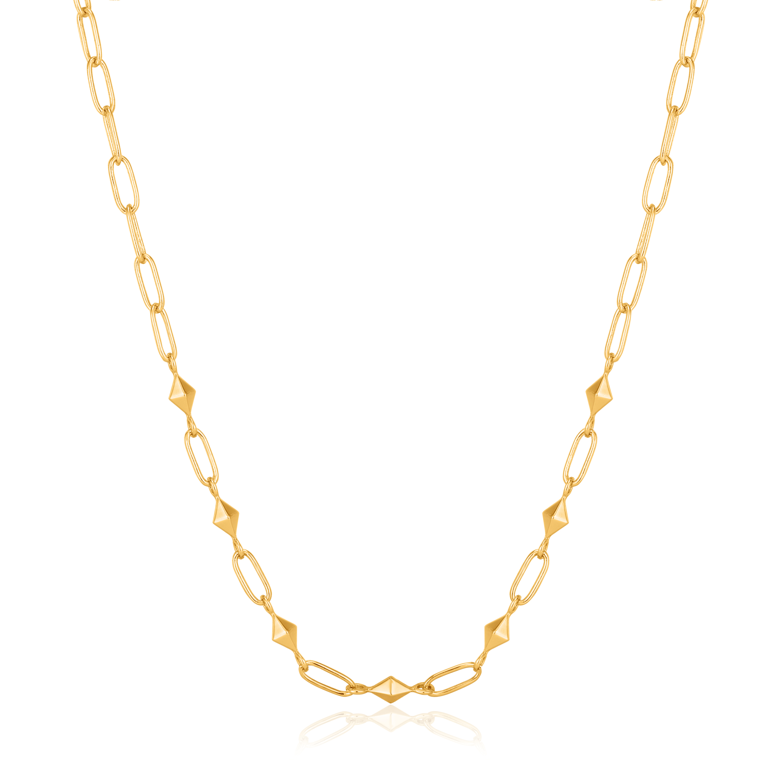 Collier argent doré - N025-03G - Ania Haie