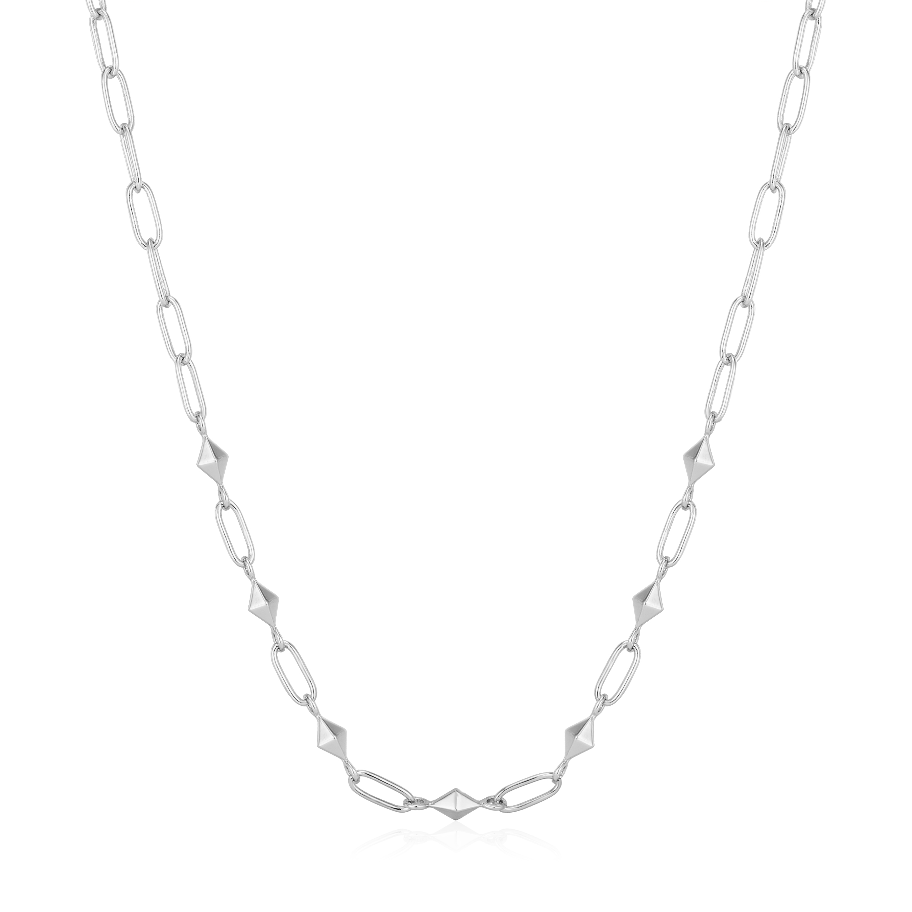 Collier argent rhodié - N025-03H - Ania Haie