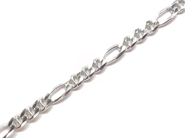 Bracelet figaro, argent - N3164-B - Création Gl