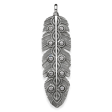 Pendentif en argent plume avec c.z - PE714-643-14 - Thomas Sabo