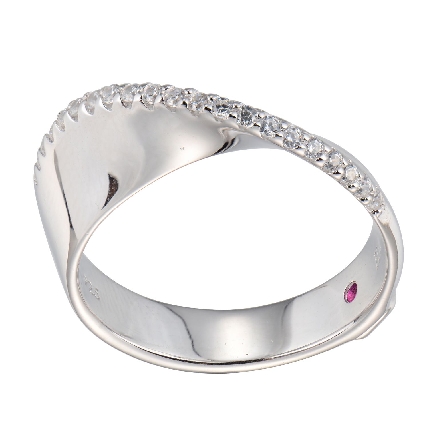 Bague argent avec zircons gr 7 Bague argent avec zircons gr 7