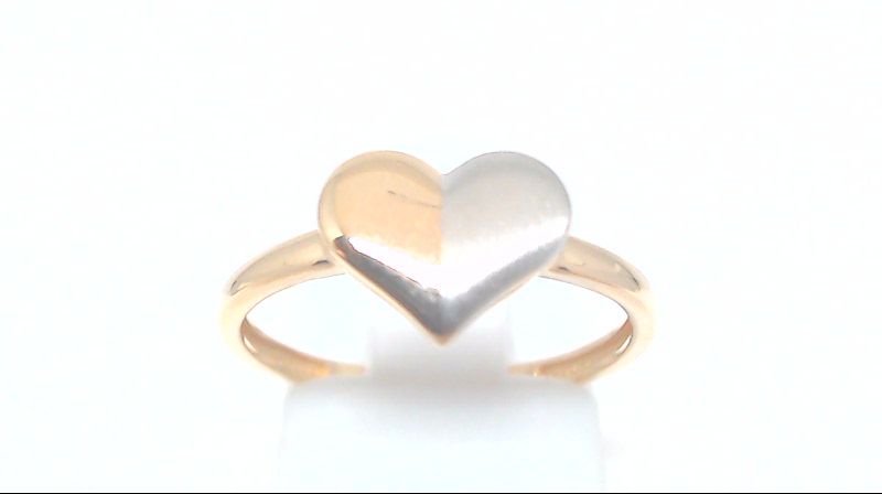 Bague coeur, or 2 tons (rose/blanc) 10 carats - RMDD0115352TR - Exclusivités