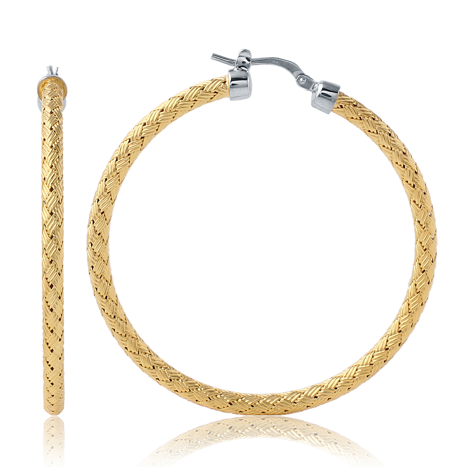 Anneaux argent 2 tons (jaune/blanc) - S2Q005A0ZZ - Charles Garnier Paris