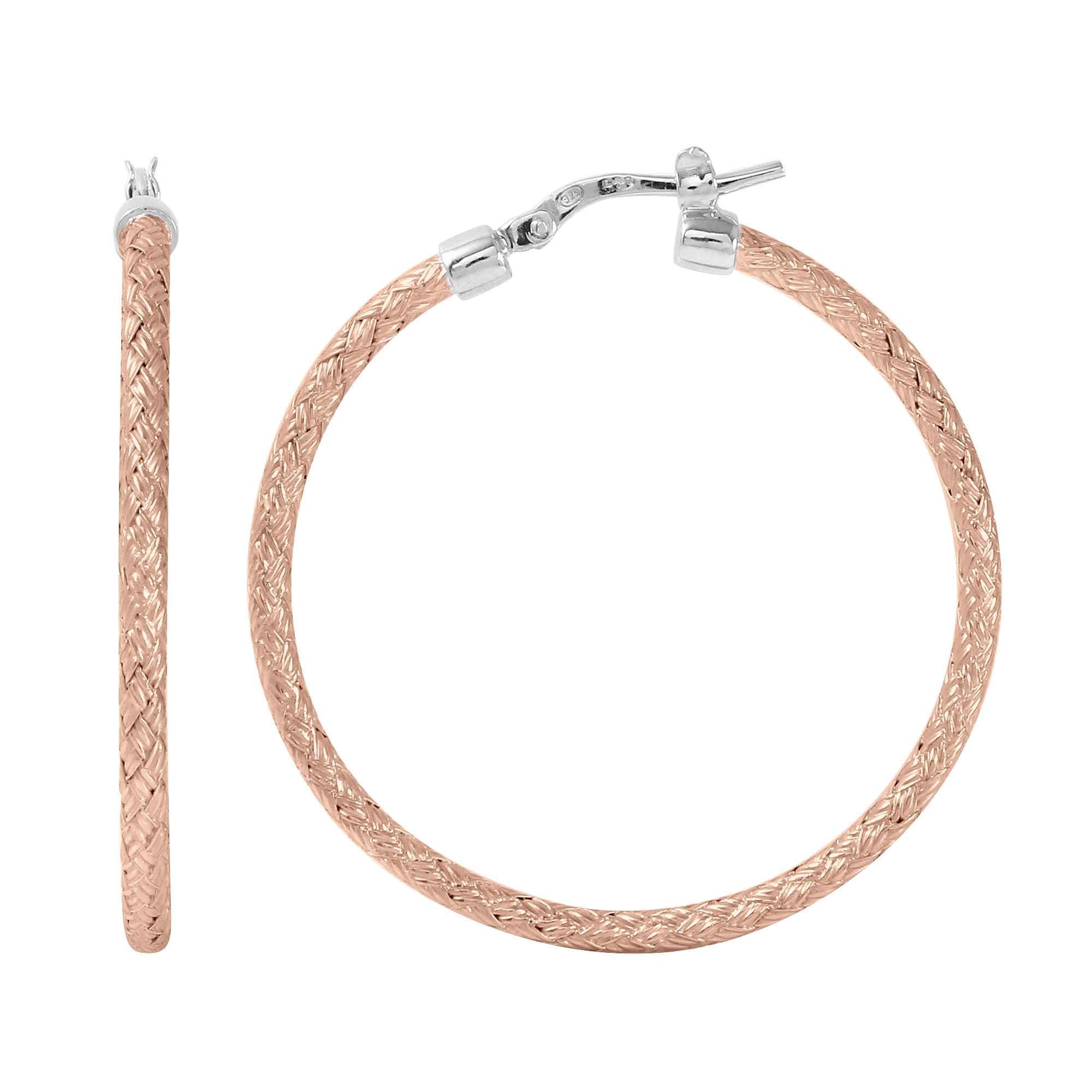 Anneaux argent 2 tons (rose/blanc) - S2Q00YA0ZZ - Charles Garnier Paris