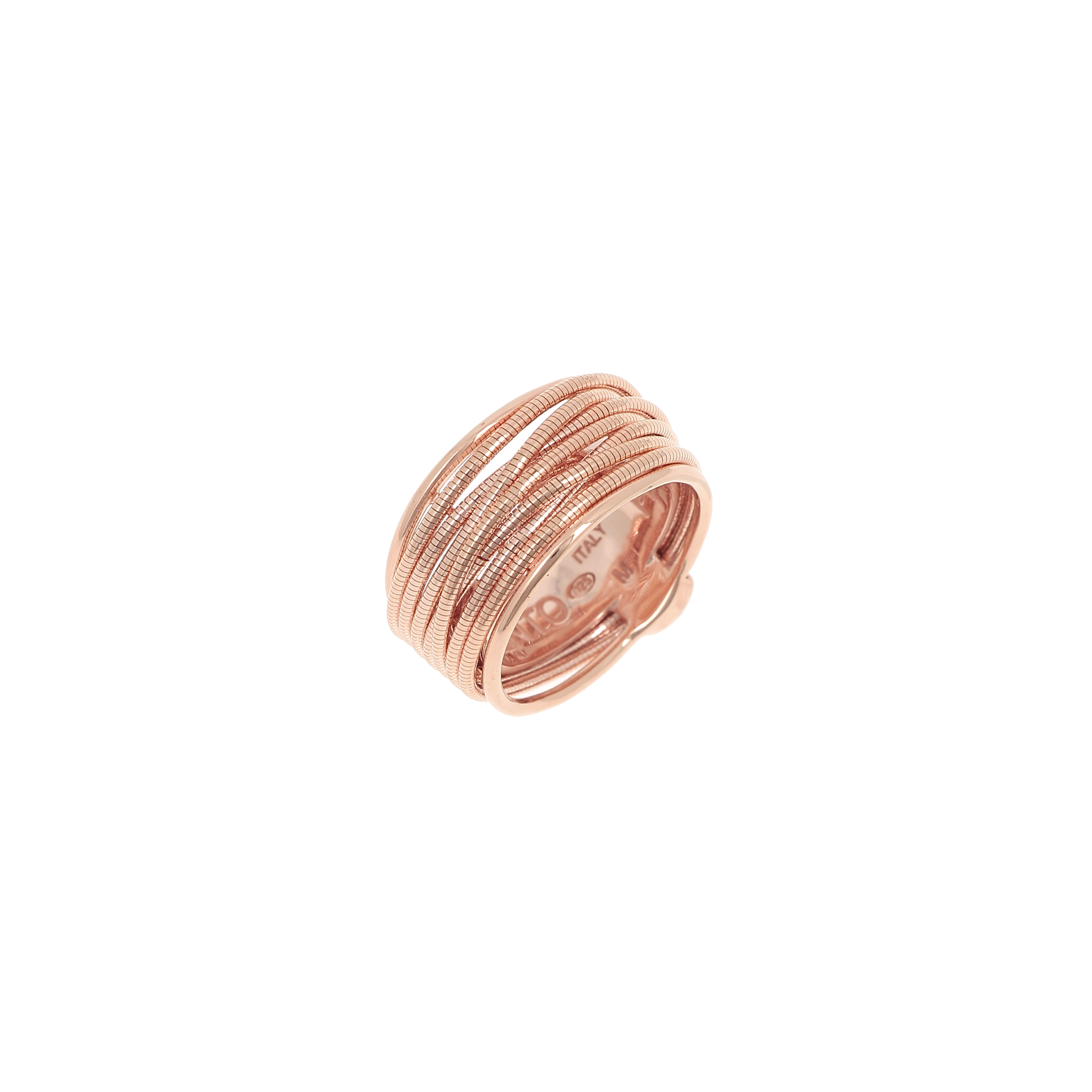 Bague large argent rosé - WDNAA102-M - Pesavento