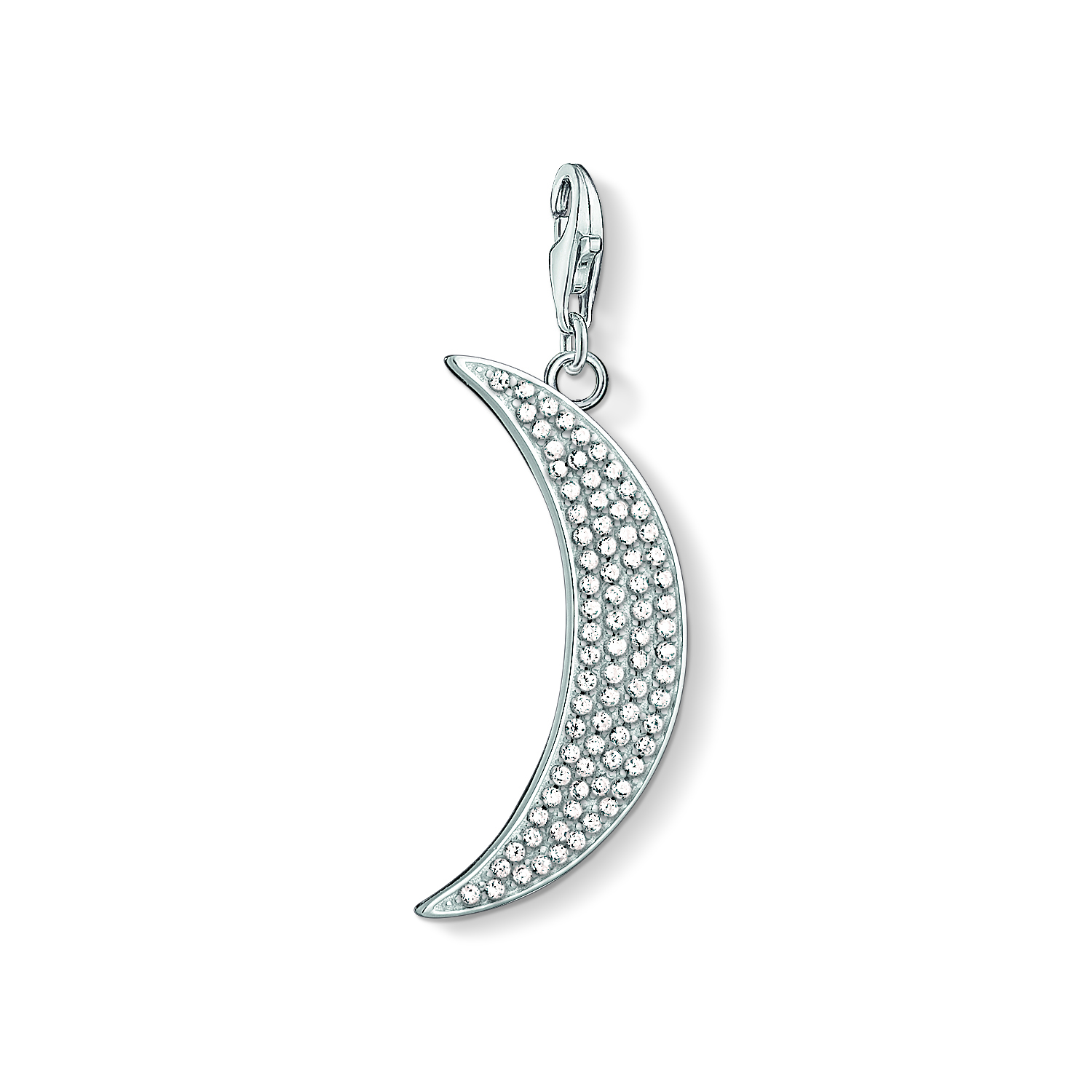 Charm lune, zircons - Y0009-051-14 - Thomas Sabo