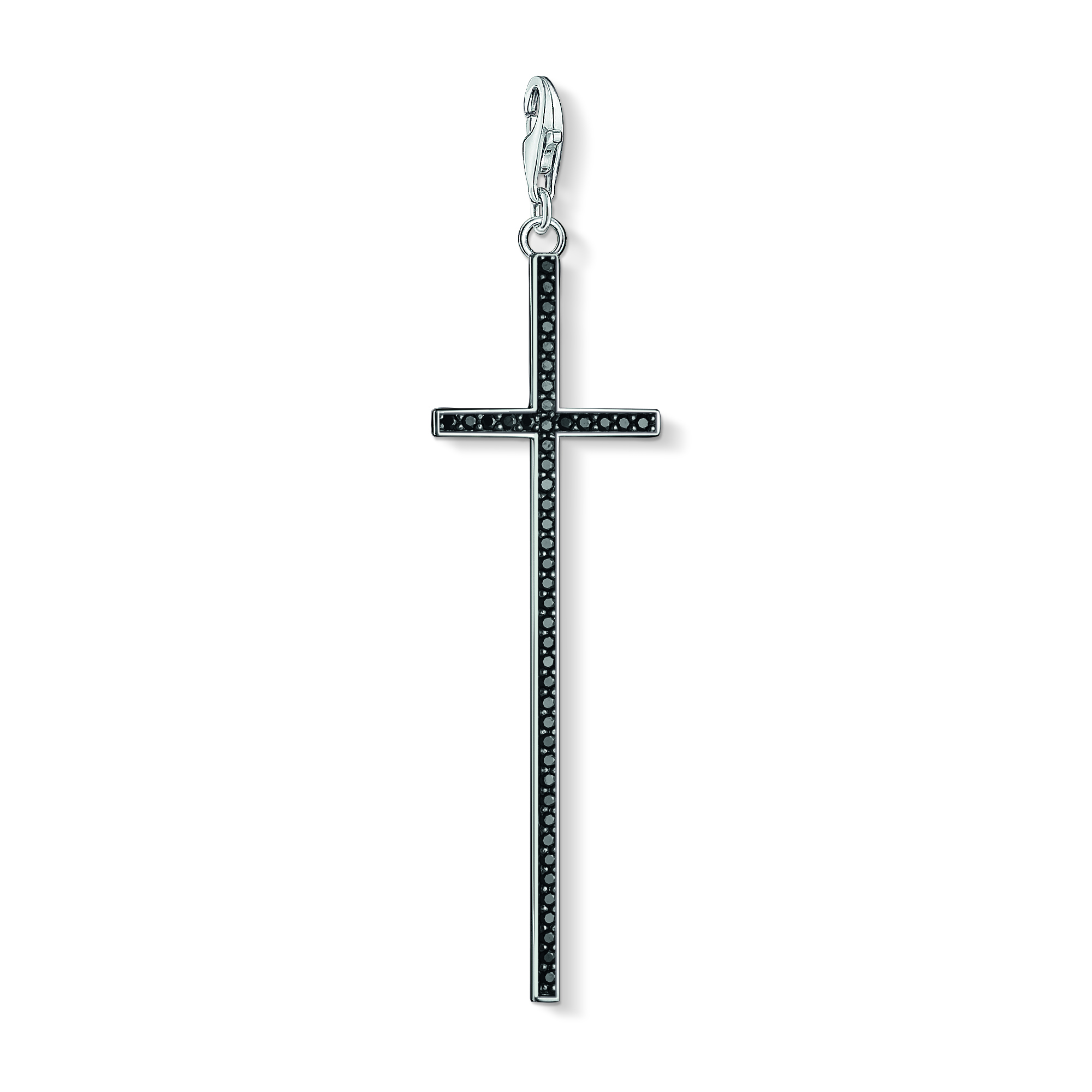 Charm croix, zircons noirs - Y0018-643-11 - Thomas Sabo